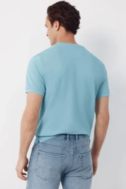 T-shirt básica em piqué
