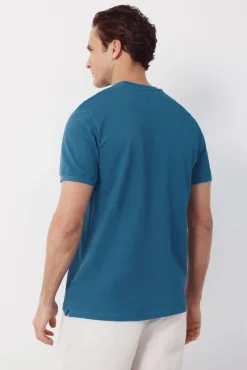 T-shirt básica em piqué