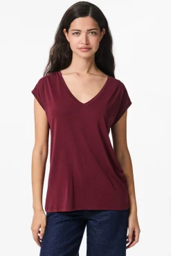 T-shirt básica fluida