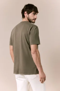 T-shirt básica lavada