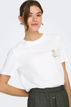 T-shirt com desenho na frente