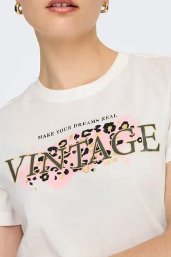 T-shirt com desenho na frente