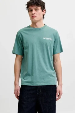 T-shirt com logo em algodão