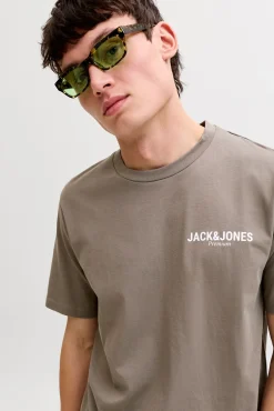 T-shirt com logo em algodão