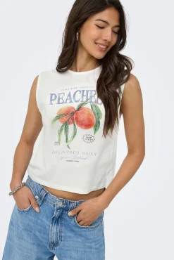 T-shirt comprida gola redonda