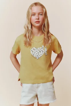 T-shirt "Coração com cabelão"