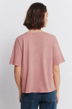 T-shirt "country club" em algodão