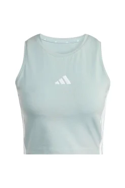 T-shirt curta acolchoada 3 riscas