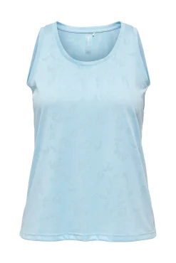 T-shirt de alças em mesh