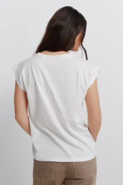 T-shirt de algodão bandana