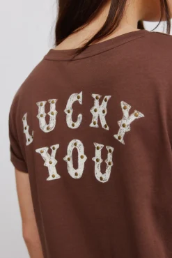 T-shirt de algodão com desenho