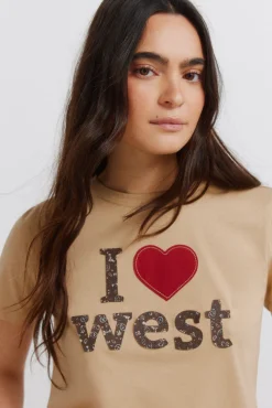 T-shirt de algodão com desenho
