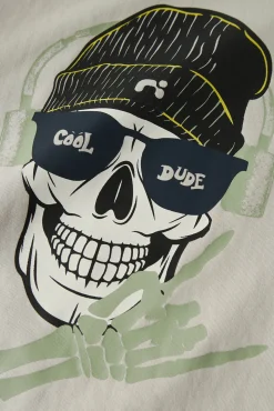 T-shirt de caveira