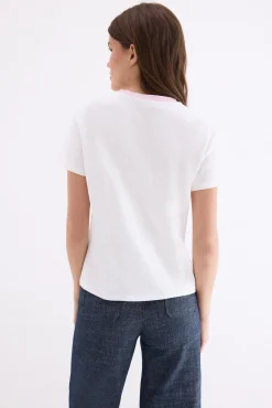 T-shirt de contraste pedro del hierro