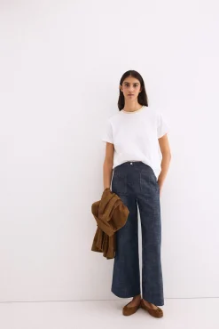 T-shirt de contraste pedro del hierro