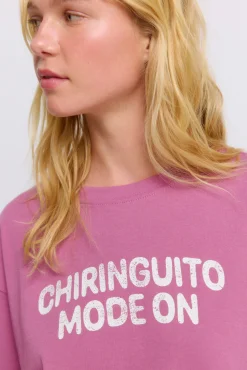 T-shirt de manga curta "chiringuito modo on"