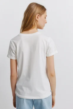 T-shirt de manga curta com desenho