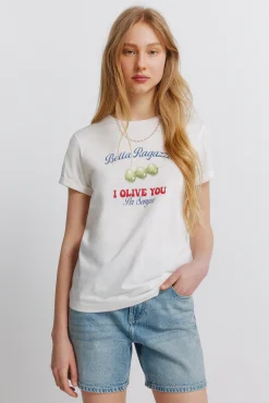 T-shirt de manga curta com desenho