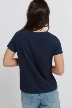 T-shirt de manga curta em algodão "cowgirl"