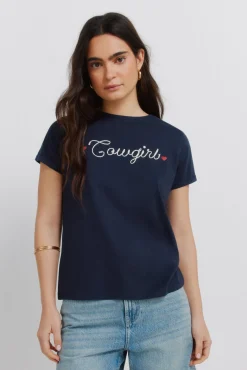T-shirt de manga curta em algodão 