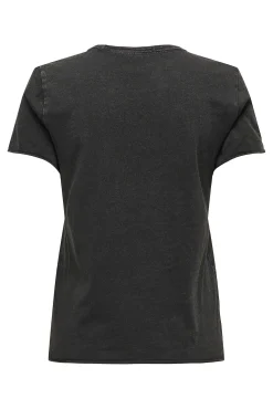 T-shirt de manga curta estampada