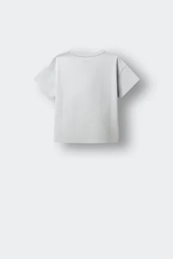 T-shirt de manga curta estrela menina