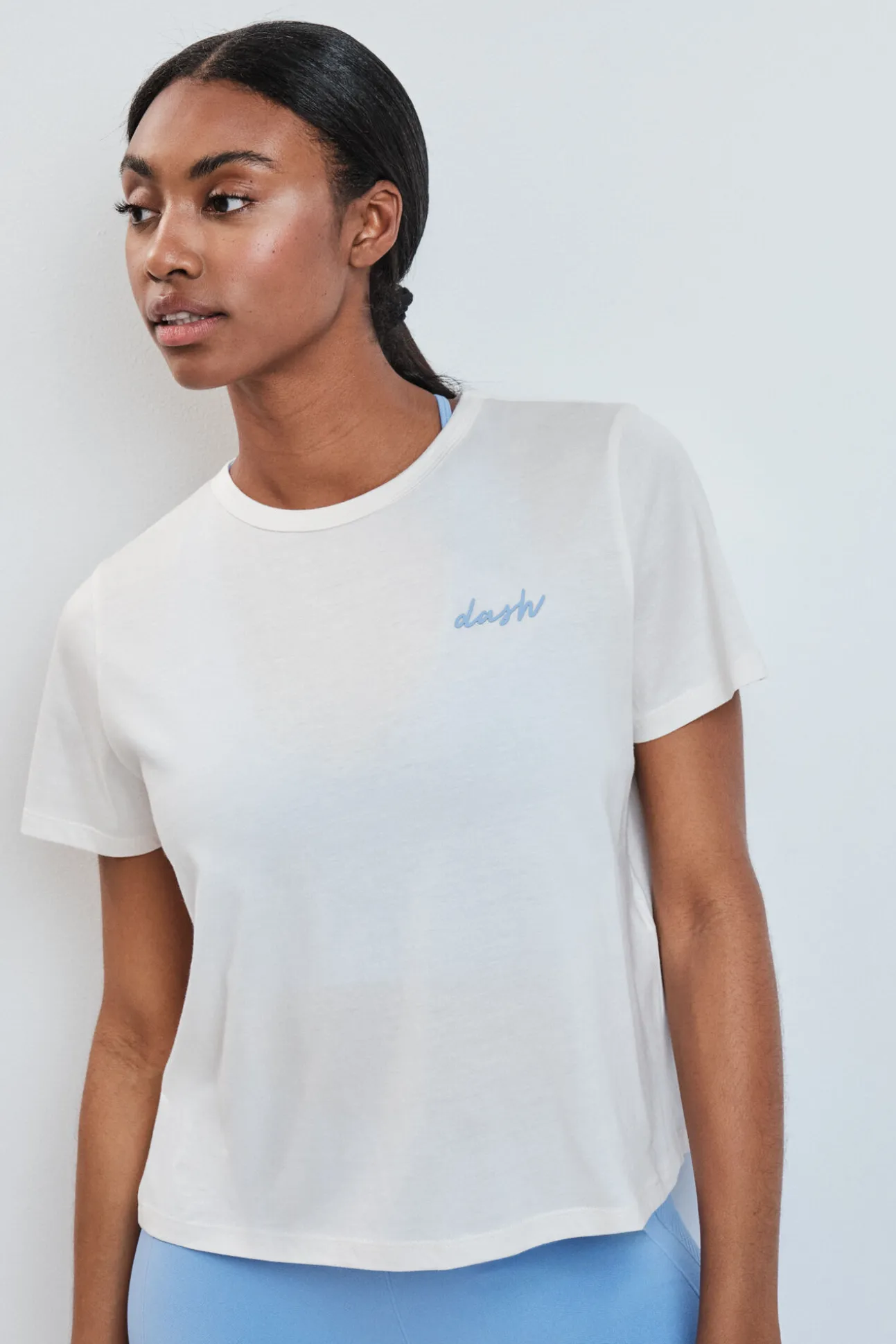 T-shirt de manga curta extrassuave branca