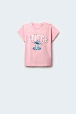 T-shirt de manga curta "Lilo &Stich" menina