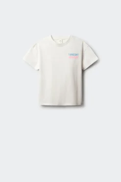 T-shirt de manga curta limonada para menina
