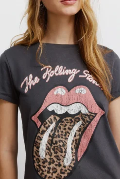 T-shirt de manga curta "Rollings stones"