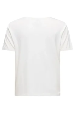 T-shirt de renda de manga curta
