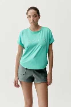 T-shirt desportiva Azami verde turquesa