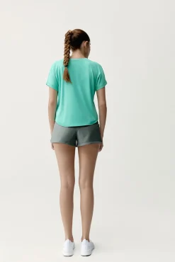 T-shirt desportiva Azami verde turquesa
