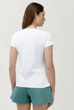 T-shirt desportiva Born4me branca