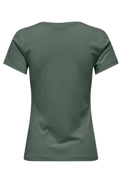 T-shirt desportiva básica em algodão