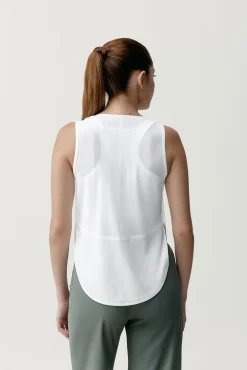 T-shirt desportiva Caliope branco cru