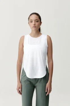 T-shirt desportiva Caliope branco cru