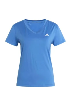T-shirt desportiva gola em bico Essentials