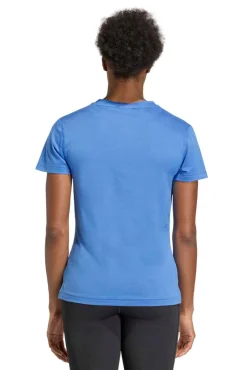 T-shirt desportiva gola em bico Essentials