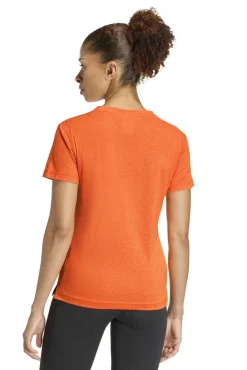 T-shirt desportiva gola em bico Essentials