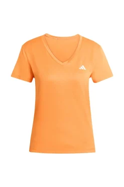 T-shirt desportiva gola em bico Essentials