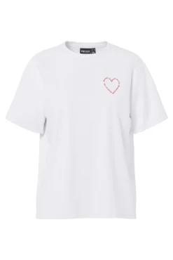 T-shirt em algodão orgânico estampada