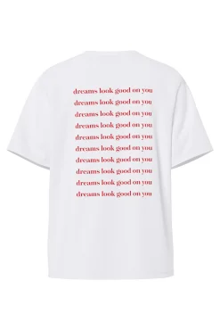 T-shirt em algodão orgânico estampada