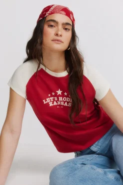 T-shirt em algodão 