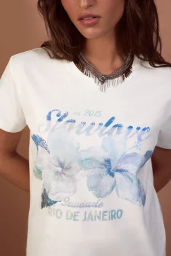 T-shirt estampada