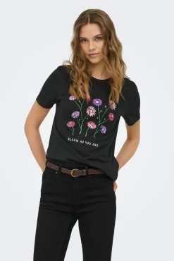 T-shirt estampado frontal