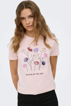 T-shirt estampado frontal