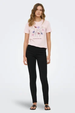 T-shirt estampado frontal