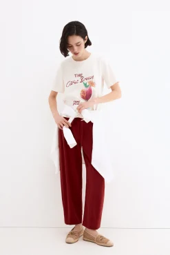 T-shirt estampado frontal
