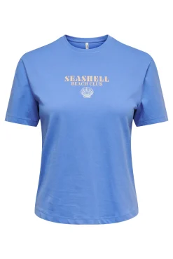 T-shirt estampado nas costas